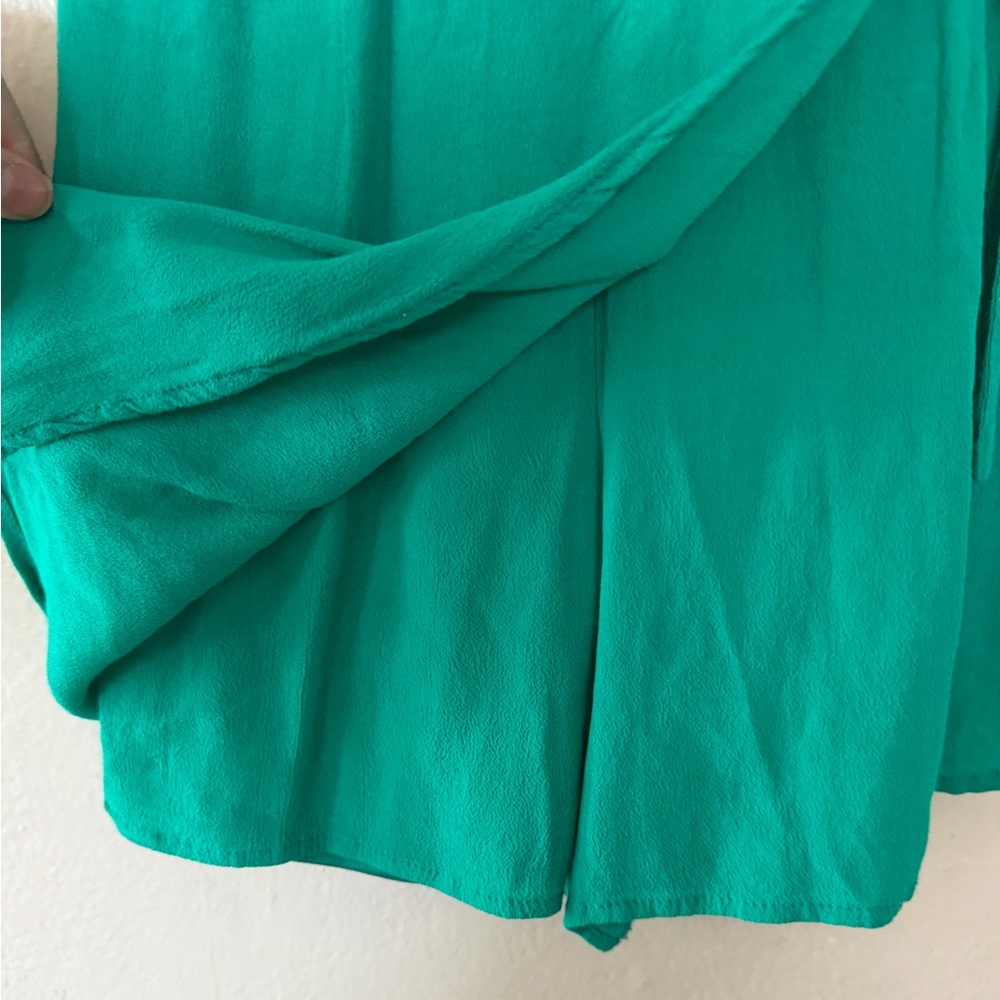 superdown Green Karen Wrap Romper Women’s Size Small - Picture 6 of 15